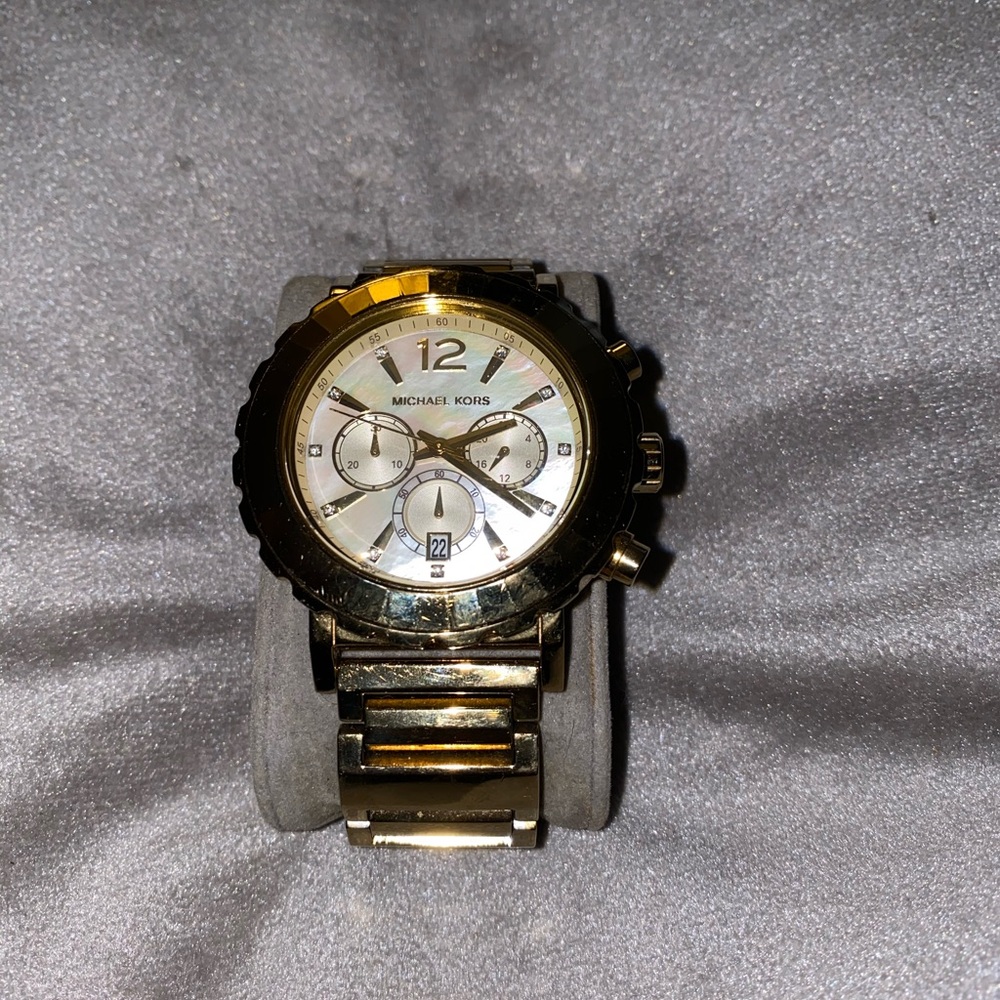 Gold Michael kors watch